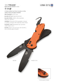 NAVALHAS TRIAGE Benchmade