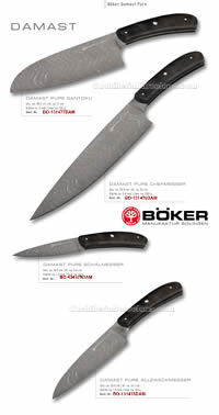 FACAS COZINHA DAMASCO PURE BOKER