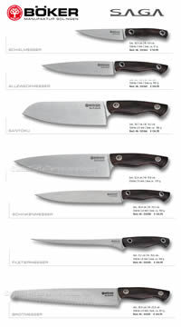 FACAS COZINHA SAGA GRANADILLO BOKER