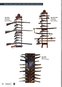 SUPORTES E PRATELEIRAS DE MADEIRA PISTOL Denix