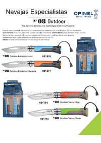 NAVALHAS DE ESPECIALISTAS Opinel