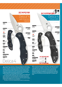 NAVALHAS TATICAS DELICA 4 Spyderco