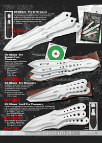 FACAS DE ARREMESSO GIL HIBBEN UnitedCutlery