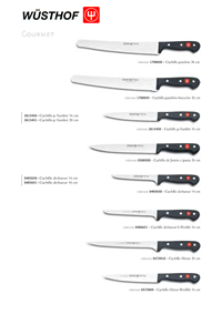 FACAS COZINHA GOURMET SERIES 3 Wusthof