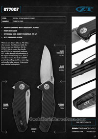 NAVALHAS TATICAS 0770CF FLIPPER ZeroTolerance