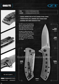 NAVALHAS TATICAS 0801TI FLIPPER ZeroTolerance